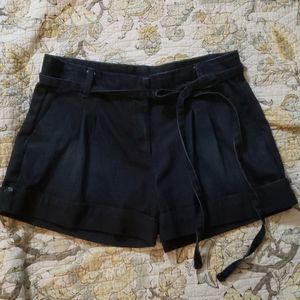 Lightweight denim shorts.